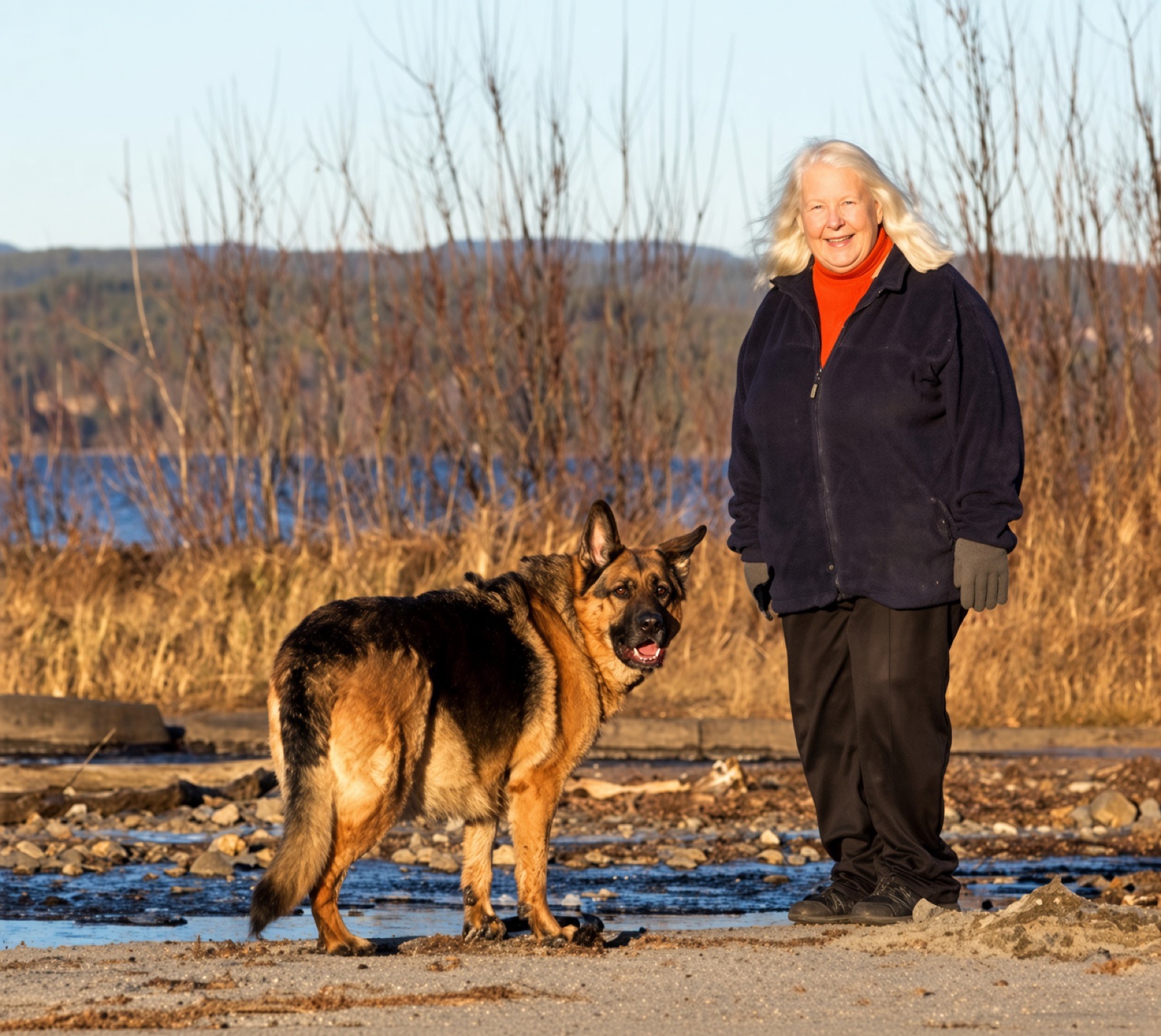 Turid Rugaas et son chien